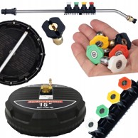 ROSFIX Set za čišćenje visokog tlaka, T-Racer 15" + lance 1/4", max 160 bar, 60 °C, 5 mlaznica